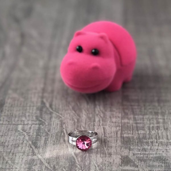 Dětský růžový prsten
